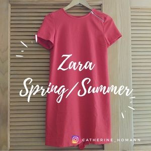 Zara - Crepe Mini Dress - S